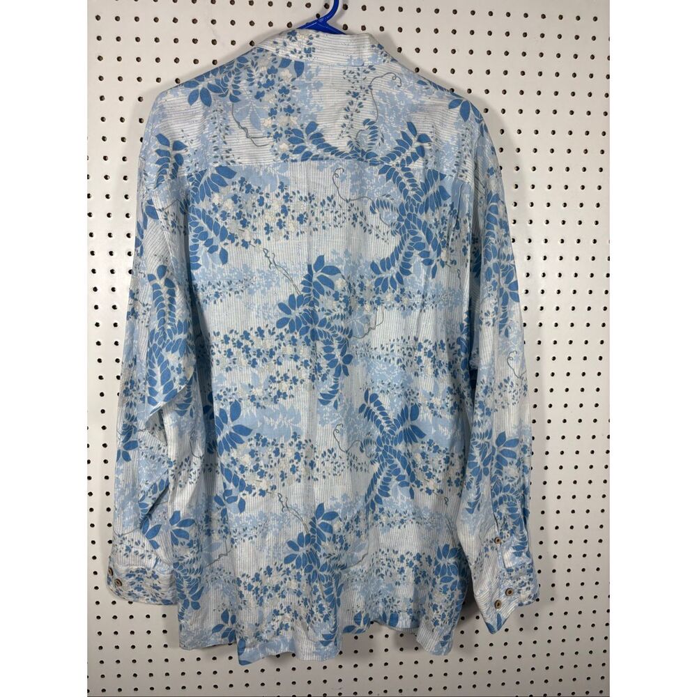 Tommy Bahama Mens Tropical floral button down Linen shirt size XXL - Picture 2 of 5